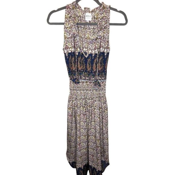 MISA New York Maddie Dress French Floral Midi Women's Size Extra Small - Picture 1 of 10